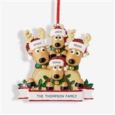 Reindeer Family Personalized Ornament - 44064