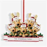Reindeer Family Personalized Ornament - 44064