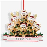 Reindeer Family Personalized Ornament - 44064