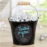 Congratulation Personalized Metal Treat Buckets - 44217