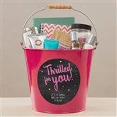 Congratulation Personalized Metal Treat Buckets - 44217