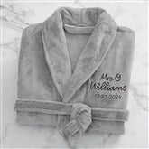 Grey Fleece Robe-47
