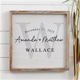 12x12 Whitewashed Frame