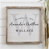 12x12 Whitewashed Frame