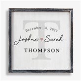 Simply Us Personalized Wedding Frame Wall Art  - 44672