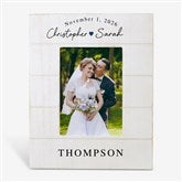 Simply Us Personalized Wedding Shiplap Picture Frame - 44681