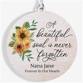 Beautiful Soul Personalized Memorial Photo Ornament - 44794