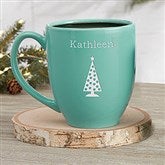 16 oz. Aqua Ceramic Mug