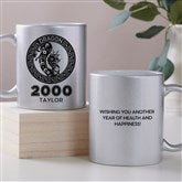 11 oz. Silver Mug