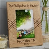 Family Reunion Engraved Personalized Picture Frame - 45244