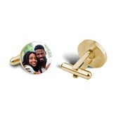 Round Photo Cufflinks