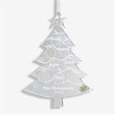 Family Tree Personalized Acrylic Ornaments - 45515