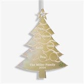 Family Tree Personalized Acrylic Ornaments - 45515