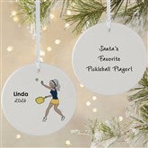 Personalized Pickleball Ornament by philoSophies  - 45524