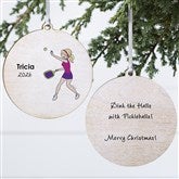 Personalized Pickleball Ornament by philoSophies  - 45524