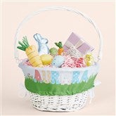 White Easter Basket