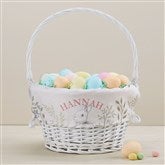 White Easter Basket