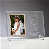 First Communion Icons Personalized Glass Frame - 45566