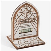 Religious Blessings Personalized Wood Money Holder  - 45586