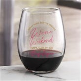 21oz. Stemless Wine Glass