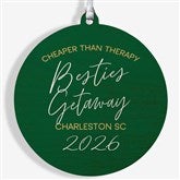 Girls Trips Personalized Christmas Ornament  - 45625