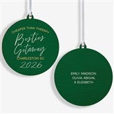 Girls Trips Personalized Christmas Ornament  - 45625