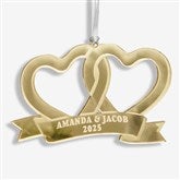 Connected Hearts Personalized Acrylic Ornament  - 45712