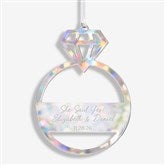 Engagement Ring Personalized Acrylic Ornament - 45713