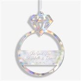 Engagement Ring Personalized Acrylic Ornament - 45713