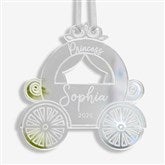 Princess Carriage Personalized Acrylic Ornament  - 45714