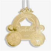 Princess Carriage Personalized Acrylic Ornament  - 45714