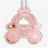 Princess Carriage Personalized Acrylic Ornament  - 45714