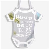 Baby Bodysuit Personalized Acrylic Ornament  - 45715