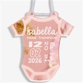 Baby Bodysuit Personalized Acrylic Ornament  - 45715