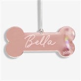Dog Bone Personalized Acrylic Christmas Ornaments - 45716
