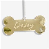 Dog Bone Personalized Acrylic Christmas Ornaments - 45716