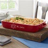 Red Casserole Dish