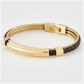 Gold ID Bracelet