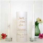 Wedding Candle-Gold