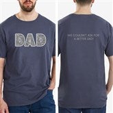 Dad Repeating Name Personalized 2-Sided Mens Shirts  - 46755