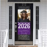 Collegiate Year Personalized Photo Graduation Door Banner  - 46777