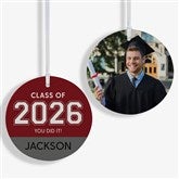 Collegiate Year Personalized Graduation Ornament  - 46790