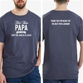 First Time Grandpa Personalized 2-Sided Mens Shirts  - 46842