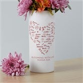 White Flower Vase