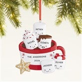 Marshmallow Family Personalized Christmas Ornament  - 47484