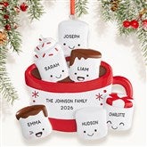 Marshmallow Family Personalized Christmas Ornament  - 47484