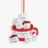 Marshmallow Family Personalized Christmas Ornament  - 47484