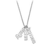 Silver Necklace-3 Names