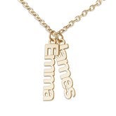 Gold Necklace-2 Names
