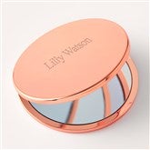 Round Rose Gold Compact